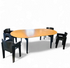 Stunning adjustable dining set Arnold Merckx for Arco 1980s