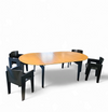 Stunning adjustable dining set Arnold Merckx for Arco 1980s