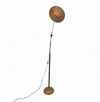Pencil reed / split reed / floor lamp 1960s / fishing rod lamp