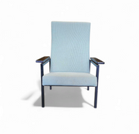 Model 30 / Gijs van der Sluis high back arm chair / 1950s