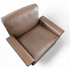 2 x Black Shell & brown Leather 620 Chair Programme Lounge Chair by Dieter Rams for Vitsoe, 1980s