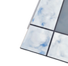 large mondrian mirror / can be used vertically or horizontally / facet cut /