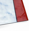 large mondrian mirror / can be used vertically or horizontally / facet cut /