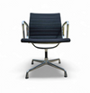 EA 107 /  108 ALU- S / EAMES / VITRA OFFICE CHAIR / Black hupsak fabric / chrome frame