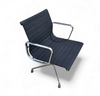 EA 107 /  108 ALU- S / EAMES / VITRA OFFICE CHAIR / Black hupsak fabric / chrome frame