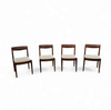 4 x Scandinavian teak dining chairs /  1970s
