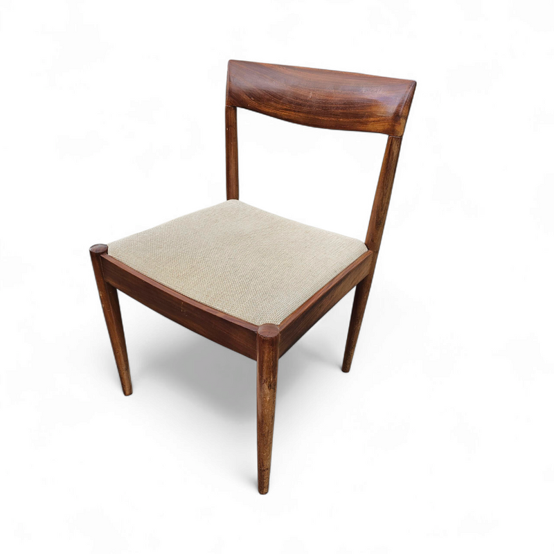 4 x Scandinavian teak dining chairs /  1970s