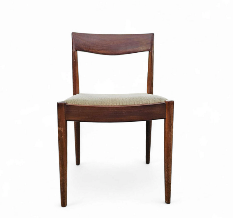 4 x Scandinavian teak dining chairs /  1970s