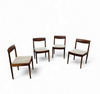 4 x Scandinavian teak dining chairs /  1970s