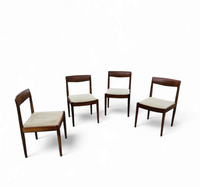 4 x Scandinavian teak dining chairs /  1970s