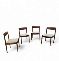 4 x Scandinavian teak dining chairs /  1970s