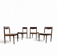 4 x Scandinavian teak dining chairs /  1970s