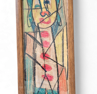 Chalk drawing / 1960s / height 80 cm