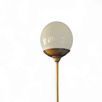 Large / brass floor lamp / 1970s / height 220 cm /