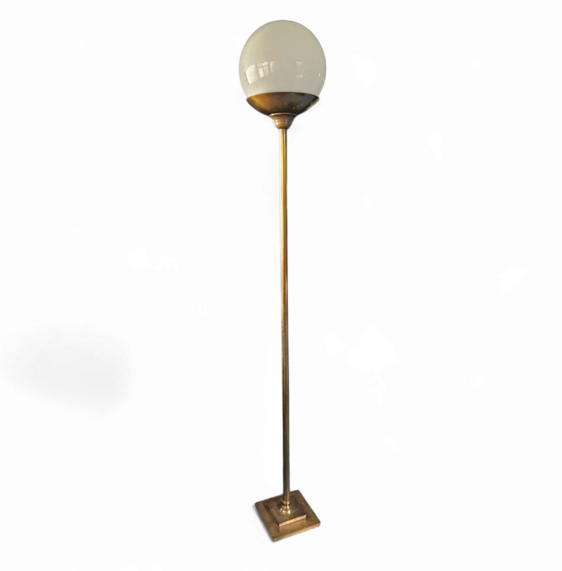 Large / brass floor lamp / 1970s / height 220 cm /