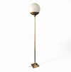 Large / brass floor lamp / 1970s / height 220 cm /
