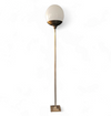 Large / brass floor lamp / 1970s / height 220 cm /