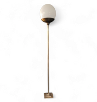 Large / brass floor lamp / 1970s / height 220 cm /
