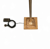 Large / brass floor lamp / 1970s / height 220 cm /