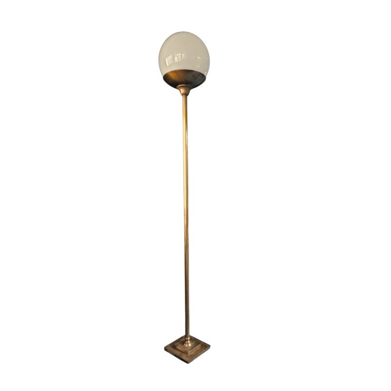 Large / brass floor lamp / 1970s / height 220 cm /