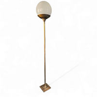 Large / brass floor lamp / 1970s / height 220 cm /