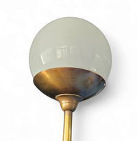 Large / brass floor lamp / 1970s / height 220 cm /