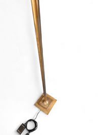 Large / brass floor lamp / 1970s / height 220 cm /