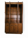 Boho / Drexel Campaign China Cabinet / 1980s/