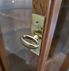 Boho / Drexel Campaign China Cabinet / 1980s/