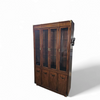 Boho / Drexel Campaign China Cabinet / 1980s/