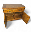 Vintage Drexel Accolade Campaign Server Dry Bar on Casters / Flip Top
1980s