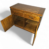 Vintage Drexel Accolade Campaign Server Dry Bar on Casters / Flip Top
1980s