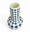 2 x Pied de poule vases / 1980s