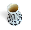2 x Pied de poule vases / 1980s
