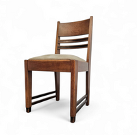 4 x Amsterdamse School / Art Deco / Berlage style / Dining Chairs