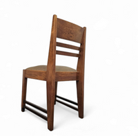 4 x Amsterdamse School / Art Deco / Berlage style / Dining Chairs