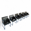 6 x Solo chair by Antonio Citterio for B&B Italia / Black leather