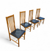 4 x  Bros Nova chairs / leather seats