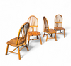 4 x Welsh stick back chairs