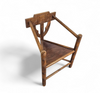 Carved Swedish Monk Chairs
Style attributed to Bernhard Hoettger
Made in Sweden / 1940s