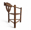 Carved Swedish Monk Chairs
Style attributed to Bernhard Hoettger
Made in Sweden / 1940s
