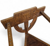 Carved Swedish Monk Chairs
Style attributed to Bernhard Hoettger
Made in Sweden / 1940s