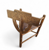 Carved Swedish Monk Chairs
Style attributed to Bernhard Hoettger
Made in Sweden / 1940s