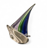 Murano Glass / sailing boat / 1980s