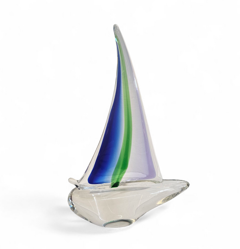 Murano Glass / sailing boat / 1980s