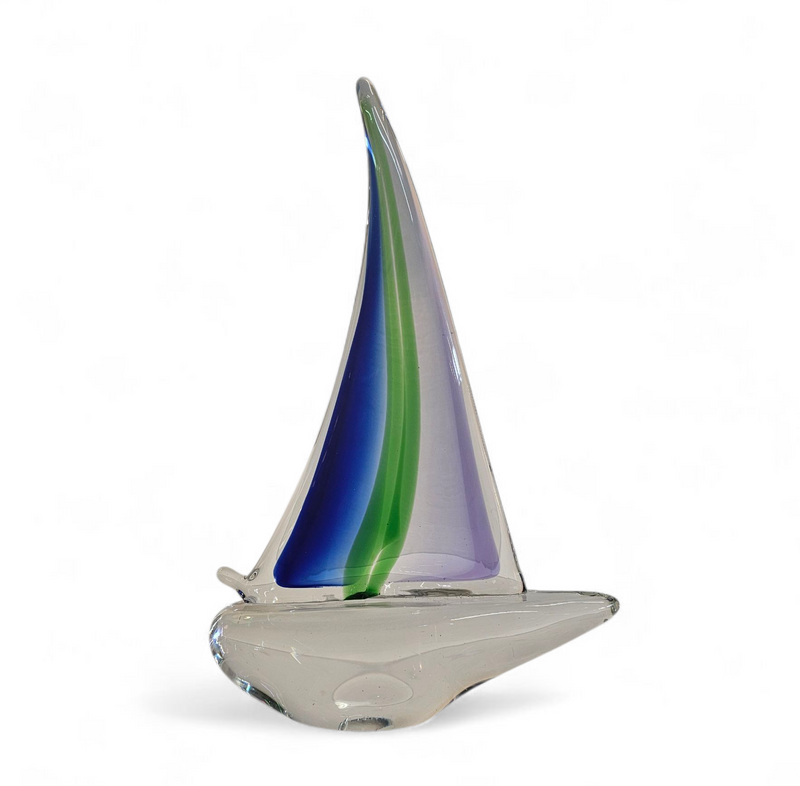 Murano Glass / sailing boat / 1980s