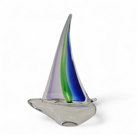 Murano Glass / sailing boat / 1980s