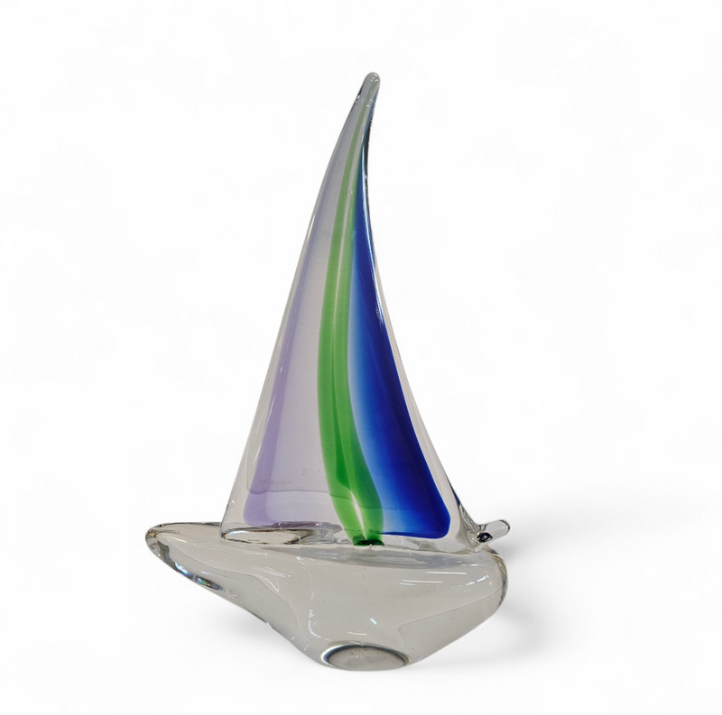 Murano Glass / sailing boat / 1980s