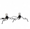 Set resin table lamps / height 43 cm