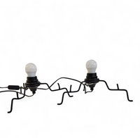 Set resin table lamps / height 43 cm